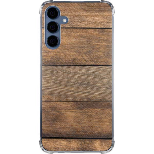 Early American Wood Planks Galaxy A35 5G Clear Case